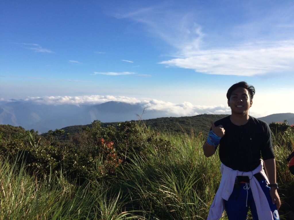 Panoramic view of the West Philippine Sea coastline from the upper slopes of Mt. Tapulao