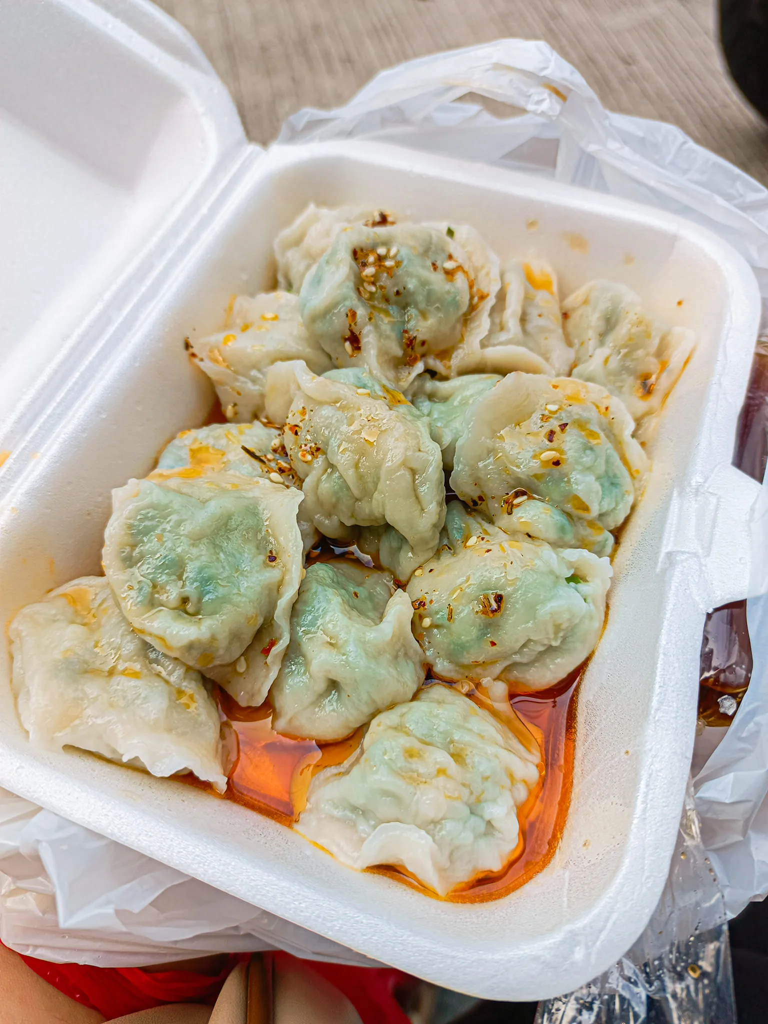 Kutchay Dumplings at Dong Bei Dumplings