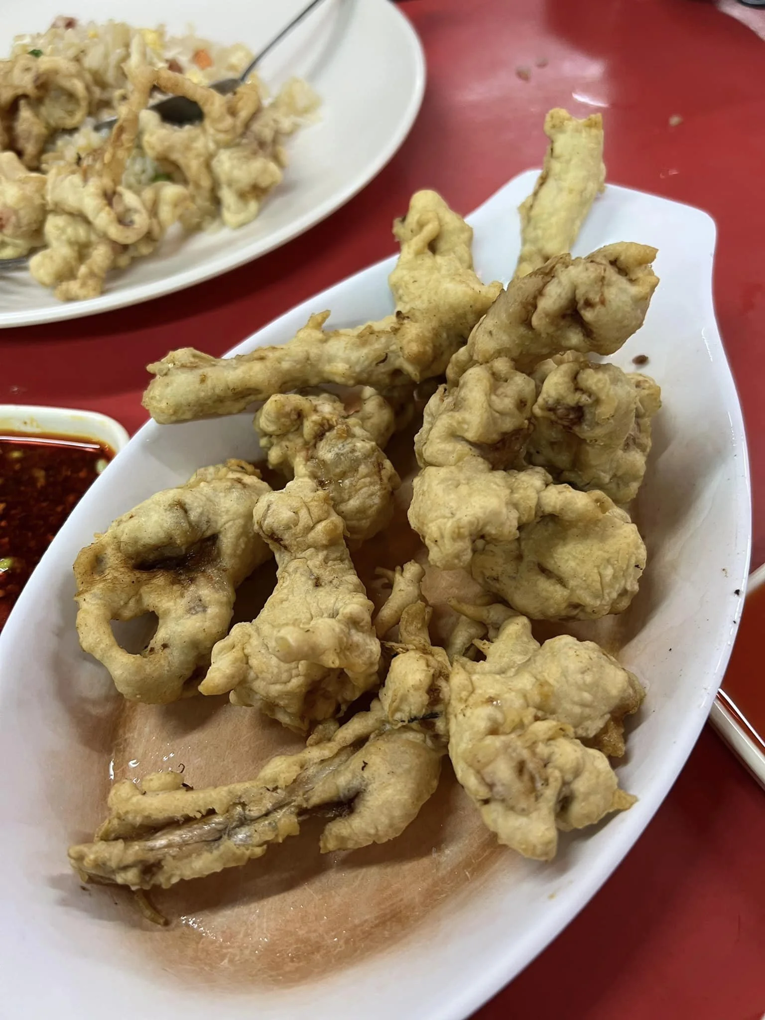 Fried Frog Legs at LGA Estero Fastfood