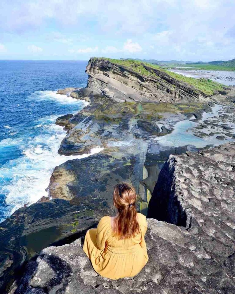 Biri island rock formation