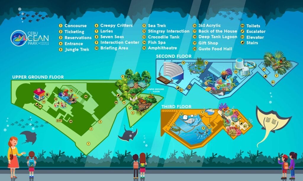 cebu ocean park map