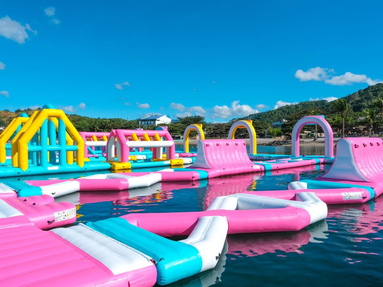 inflatable island photos