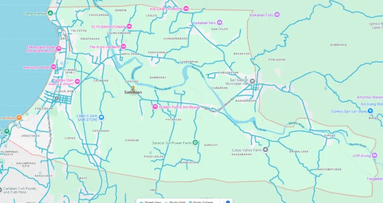 san juan la union map