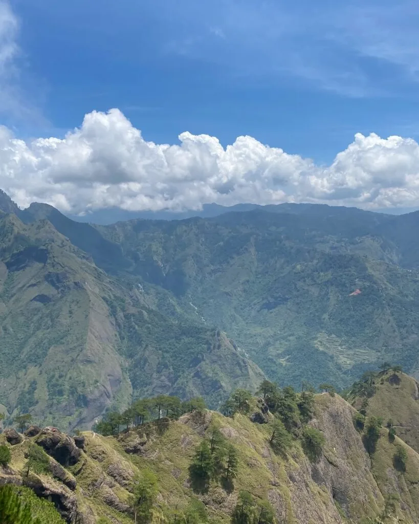 360-degree ridge view from Mt. Kabunian looking toward the West Philippine Sea and surrounding Bakun mountains