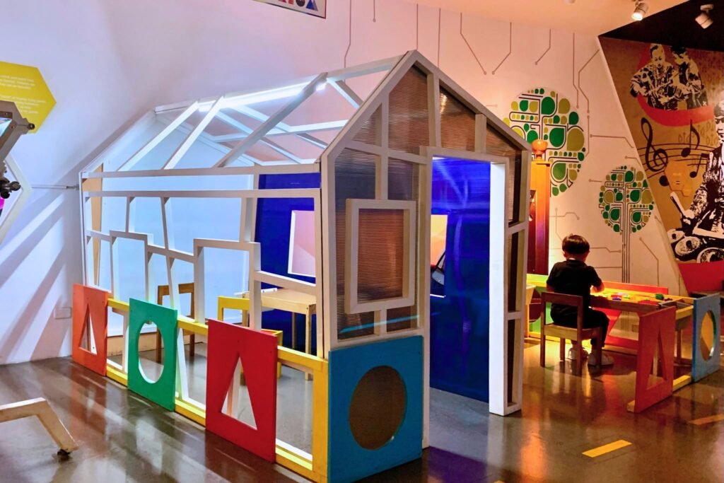 The Mind Museum ticket booth and entrance area at Bonifacio Global City