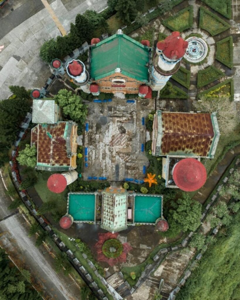 Grand Bavarian castle facade at Fantasy World Batangas along Diokno Highway Lemery