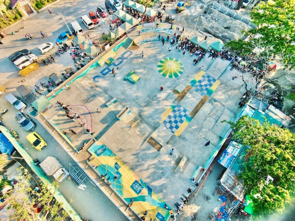 Skate Park in tondaligan beach